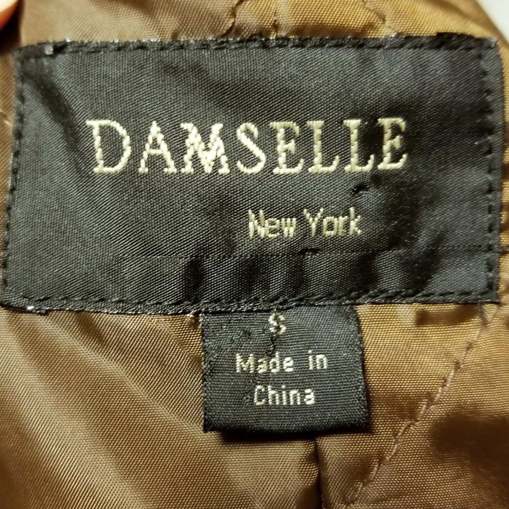 Damselle Faux Fur Shawl Collar Dolman Sleeve Coat - Picture 6 of 8